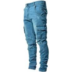 Jeans Shein Cotton Pocket Patched Stacked Jeans - School