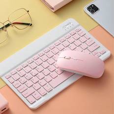 Shein Ultra-Slim Wireless Mouse Mini Keyboard Charging, Suitable With IPad,Tablet,Laptop,Office Computer Key