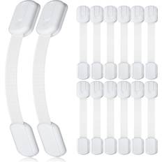 Bathroom cabinet Shein Baby Safety Multifunctional Adhesive Plastic Cabinet Strap Lock For Bathroom Kitchen