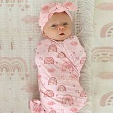 Barn- & Babytillbehör Shein Newborn Photography Rainbow Print Blanket With Accessory Hat