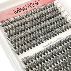 Makeup Shein False Eyelashes, 1Box 30D 40D Faux Mink Individual False Eyelashes Thick Slender Stereoscopic Fake Eyelashes Single Cluster Gift For Women & Girl