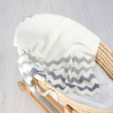 Barn- & Babytillbehör Shein 1pc Chevron Pattern Baby Swaddling Blanket