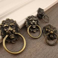 Shein 2pcs/set Zinc Knob, Creative Lion Drawer Pull