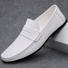 Vita Loafers Shein Men Stitch Detail Casual Loafers, Leisure Outdoor White Loafers