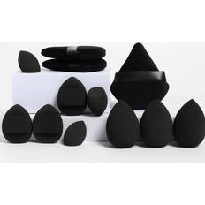 Shein Makeup powder puff,12pcs Solid Color Powder Puff And Beauty Blender Sponge Set Makeup Blender