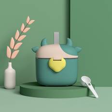 Barn- & Babytillbehör Shein Baby Formula Dispenser Box With Spoon & Scraper, Made Of Pp, Portable & Sealable For Travel, Storage Of Formula, Cereal, Fruit Snacks, Nuts
