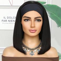 Shein Bob Short Straight Headband Human Go