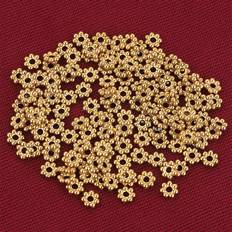 Yellow DIY Shein 50 Pcs Stainless Steel Daisy Wheel Designs
