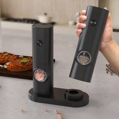 Electric Salt And Pepper Grinder Set