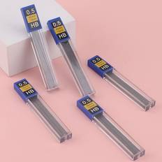 1pc 0.5/0.7mm Refillable Mechanical Pencil Refills, Hb Resin Lead For Writing, School Stationery