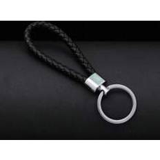 1pc Men Braided Detail Fashionable Keychain For Gift
