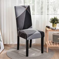 Multicoloured Loose Covers Shein Geometric Print Stretchy Slipcover Loose Chair Cover Multicolour
