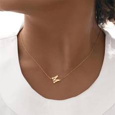 Shein New Fashion A-Z Letter Necklace Women Stainless Steel Necklace For Women Jewelry Gift