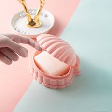 Pink Soap Holders & Dispensers Shein 1pc Shaped Soap
