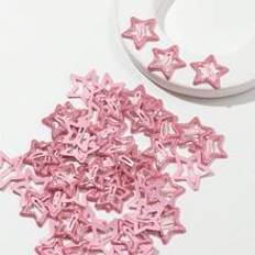 Shein 10pcs Women Pink Star Shaped Fashion Hair Clips For