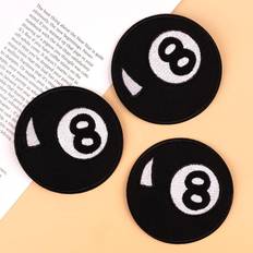 Shein 3pcs Number Embroidered Iron-on Patch, Creative DIY Patch, For Clothing, Bag, Hat, Pants