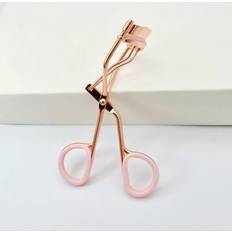 Gold Eyelash Curlers Shein 1pc pink Eyelash Curler with rose gold Adhesive Strip, essential tool for Eyelash artist