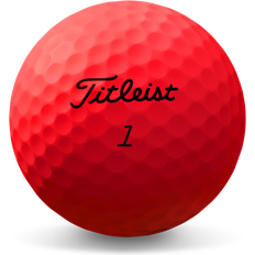 Titleist Red Golf Balls Titleist TruFeel Matte Red Golf Balls 12pack