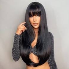 Hårprodukter Shein HAIRCUBE Black Long Straight Wigs for