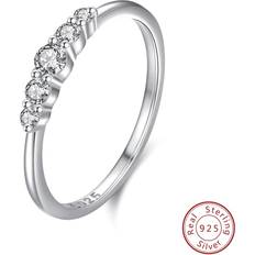 Shein Elegant Engagement Ring Wedding Band For Women s925 Silver Promise Ring Eternity Ring Fine Jewelry Gift