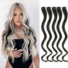 Shein 5 Pcs Colored Hair Extensions 17 Inch