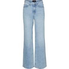 Housut & Shortsit Vero Moda Tessa High Waist Jeans - Blue/Light Blue Denim