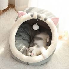 Husdjur Shein 1pc Cartoon Pet Bed For Dog Cat For