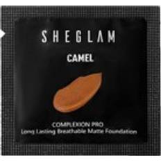 Makeup Shein Complexion Pro Long Lasting Breathable Matte Foundation Sample-Camel Matte Sweatproof Foundation Oil Control Full Coverage Poreless Concealer Waterpro