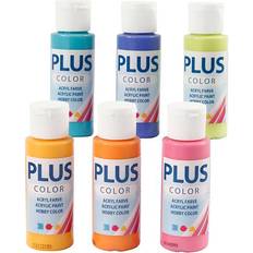 Plus Craft Paint Colourful 6x60ml