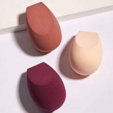 Brown Sponges Shein 3-pieces set of multi-color seal beauty spong claret, brown, tone Beauty Sponges For Flawless Foundation Coverage, Makeup egg Sponges, This Bea