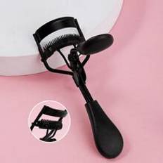 Shein Portable Eyelash Curler With Silicone Pad - Black