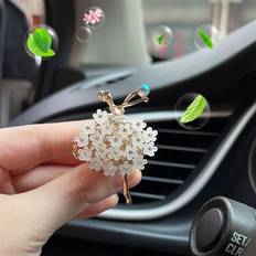 White Car Air Fresheners Shein White Fashionable Car Vent Clip Freshener