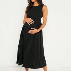 XXS Gravid- & Amningskläder Shein Maternity Solid Flare Hem Dress