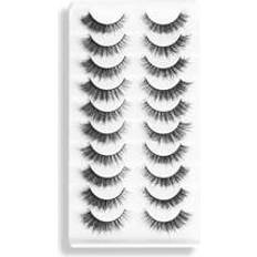 Cosmetics Shein Himirell pairsset mm Cross Messy Fluffy False Eyelashes Suitable For Dating And Daily Wear