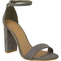 Grey - Women Heeled Sandals Where's That From Skye - Grey