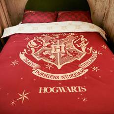 Boligtekstiler Shein Letter Graphic Print Red Down Comforter Set Duvet Cover Red