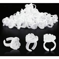 Lash Adhesive Shein Glue Rings Lovely Heart Holder Volume Fanning Cup