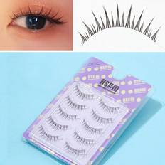 Cosmetics Shein 5 pairs of fitting end tip transparent stem natural slim false eyelashes 4-12mm