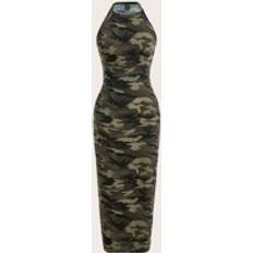 Camouflage Dresses Shein Camo Print Slip Dress