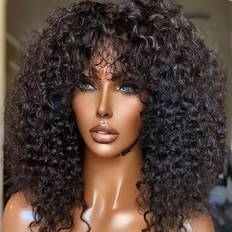 Shein Kinky Curly Human Hair Wig With