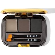 Shein Full-Filled Eyebrow Palette 3-Color Matte - Ash Brown