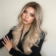 Hårprodukter Shein HAIRCUBE 26 Inch Long Multi-color Blond Wigs, Middle Curly