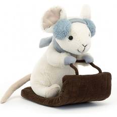 Jellycat 18cm Jellycat Merry Mouse Sleighing 18cm