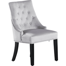Velvet Chairs Windsor Modern Light Grey Kitchen Chair 94cm