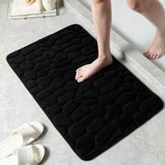 Shein 1pc Stone Pattern Bath Rug Svart