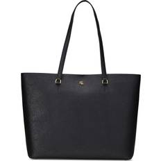 Karly Crosshatch Large Tote - Black