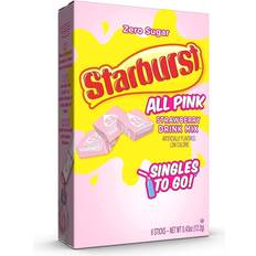 Starburst All Pink Strawberry Drink Mix 0.43oz 6pcs