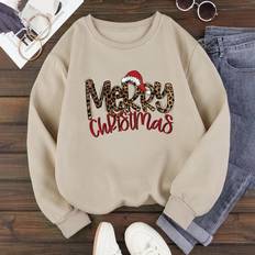 Shein Clothing Shein Christmas Print Thermal Lined Sweatshirt