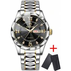 Shein Luxury Watch Waterproof Luminous Watch For Men, Casual