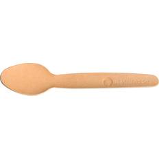 Disposable Cutlery Teaspoon 12cm Brown 2000pcs